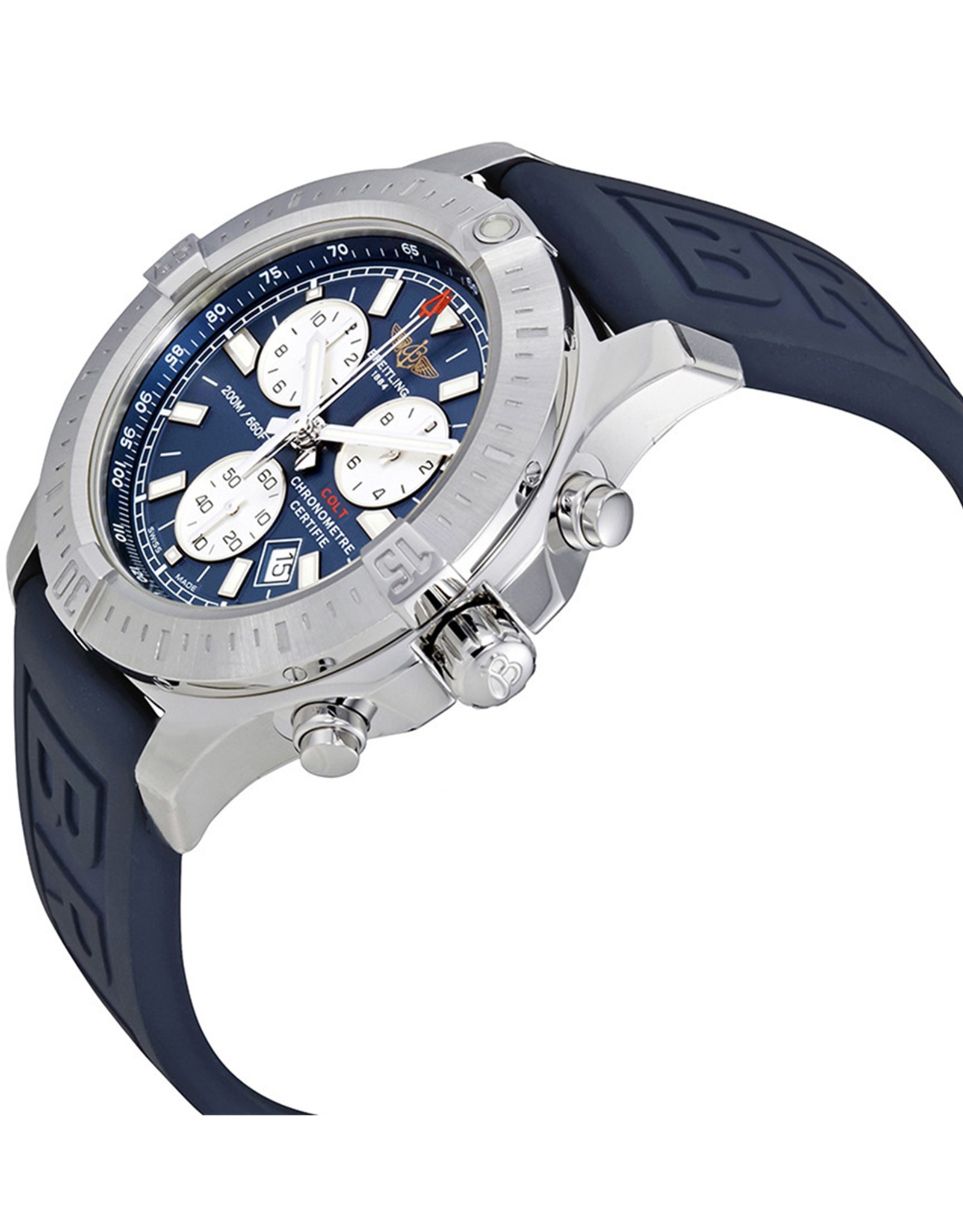 Replica Breitling Colt Blue Dial Rubber Strap A7338811 C905 158S A20SS.1