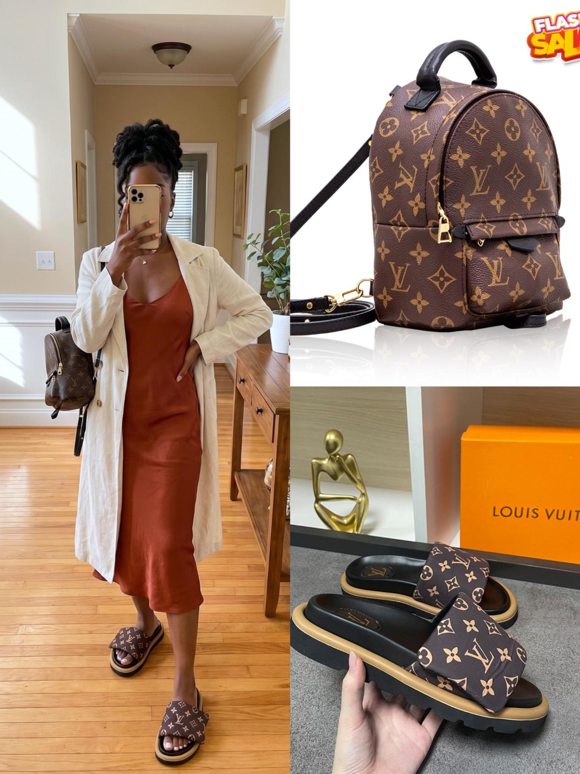 LV Shoes & Bag Set