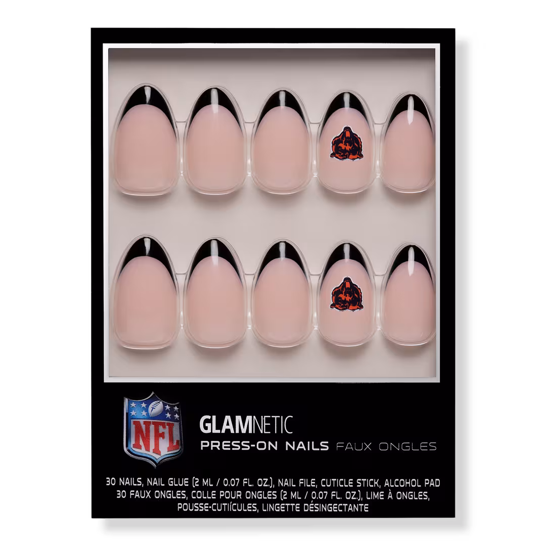 Glamnetic x Fanatics Nail  Chicago Bears Press-On Nails