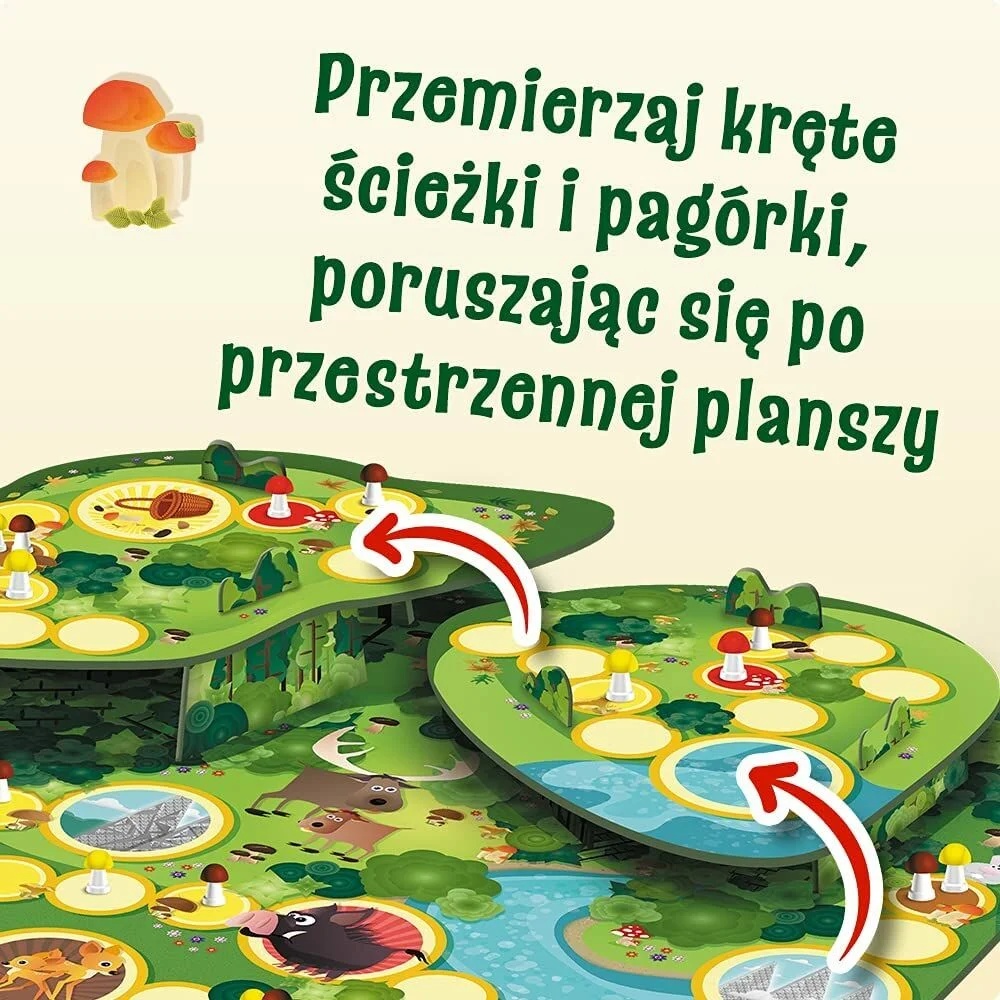 Gra Planszowa Grzybobranie W Zielonym Gaju