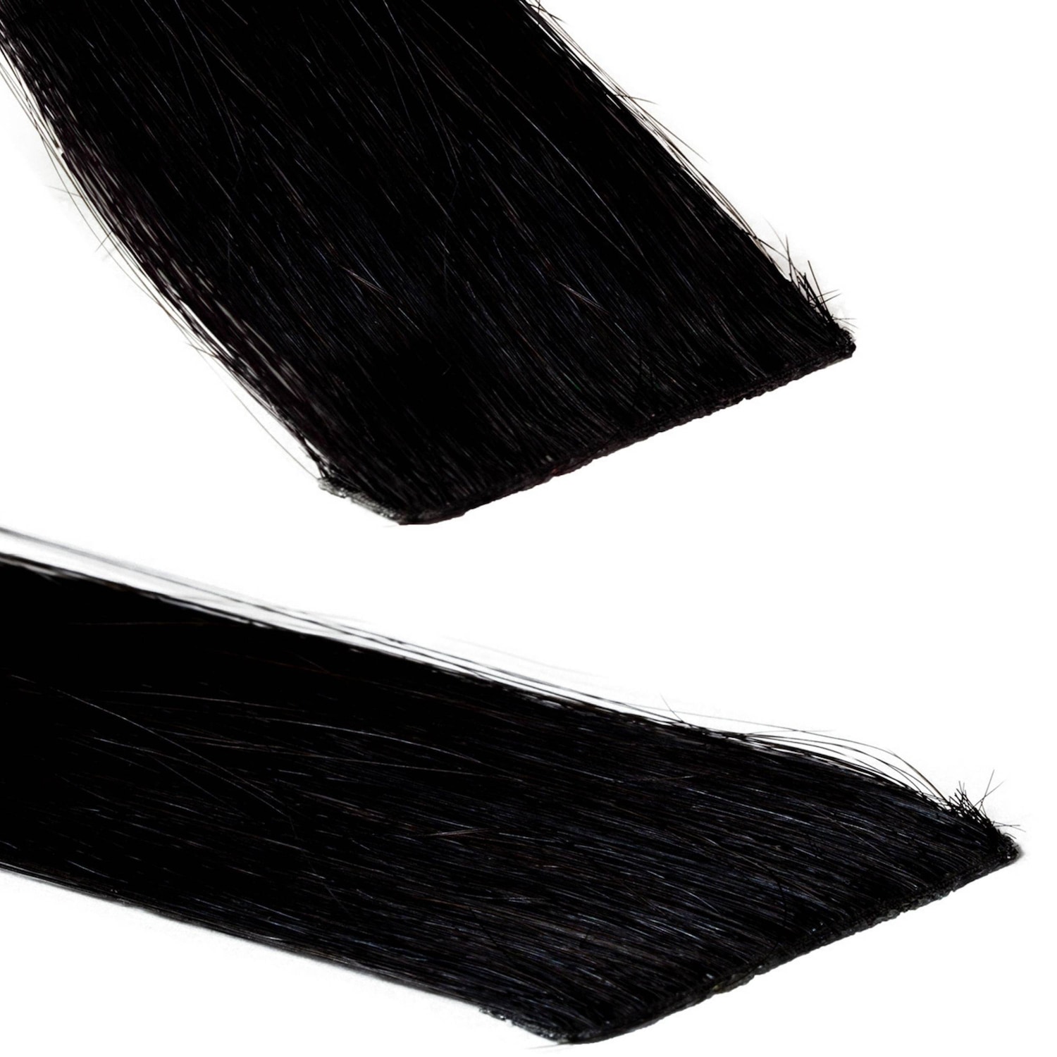 Invisible Tape Extensions Premium Echthaar #2/0 Schwarz