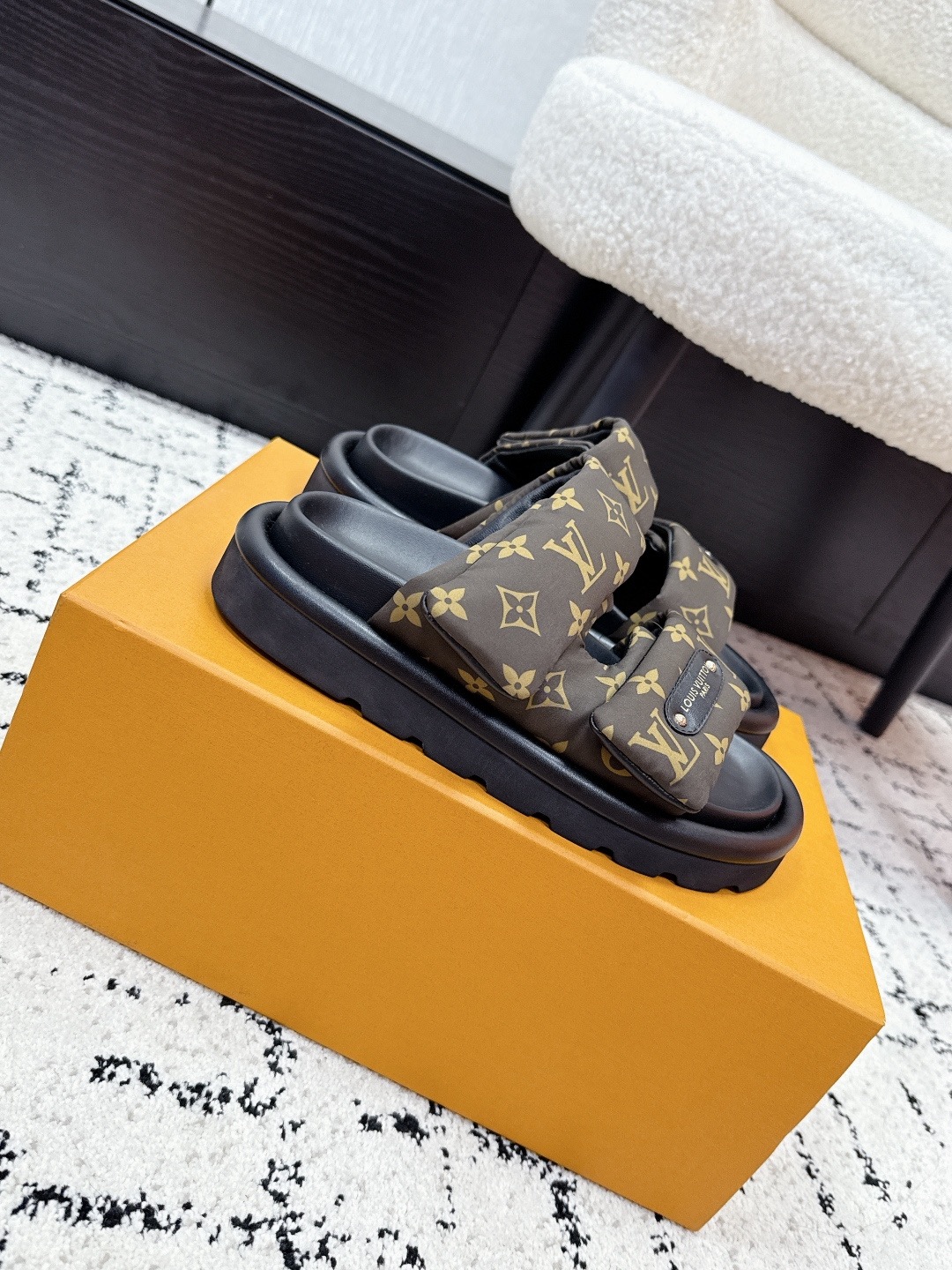 LV Pool Pillow Comfort Mule Sandals