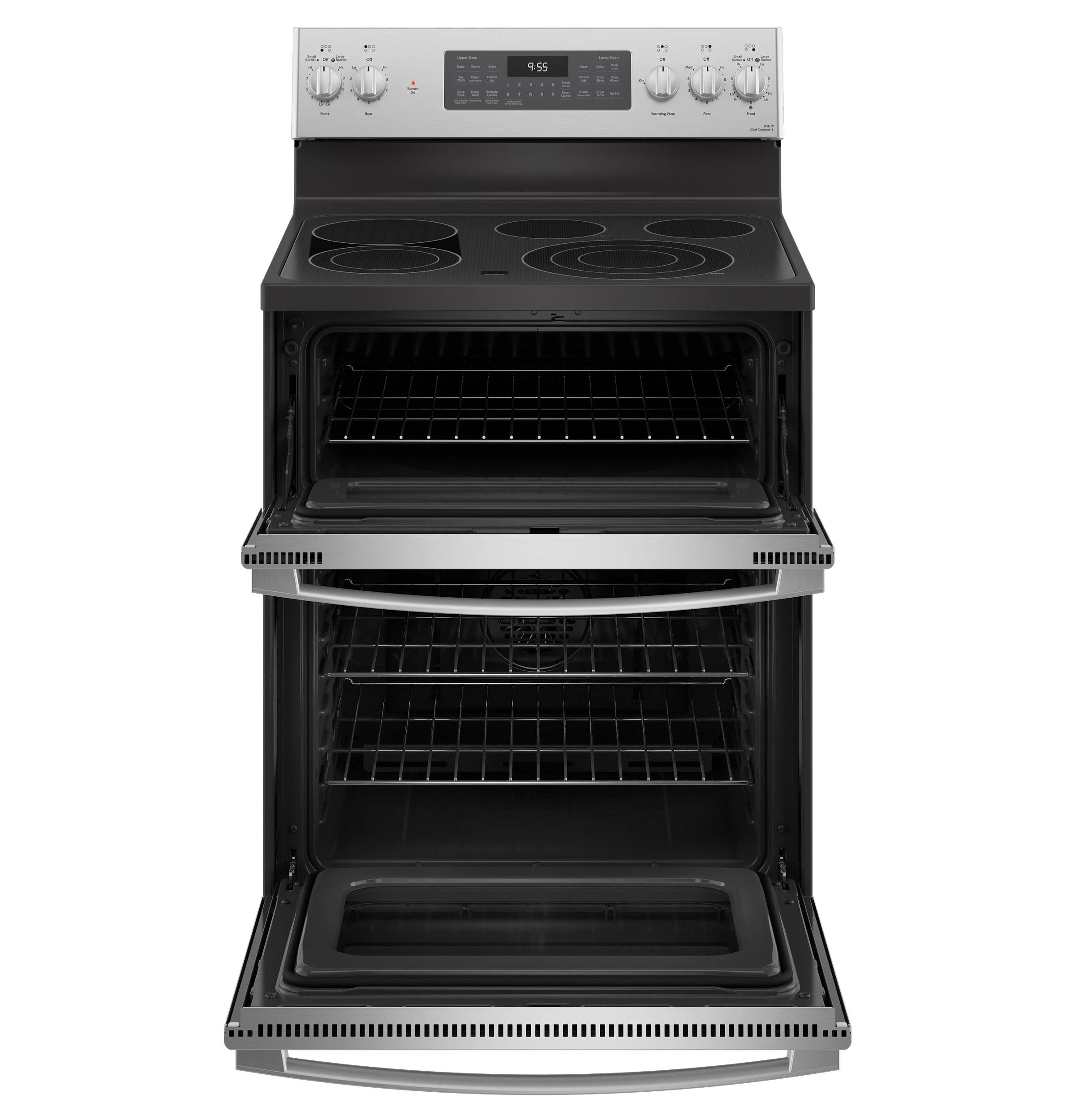 Ge Profile Pb965 30" 6.6 Cu. Ft. Free Standing Electric Double Oven Convection Range -