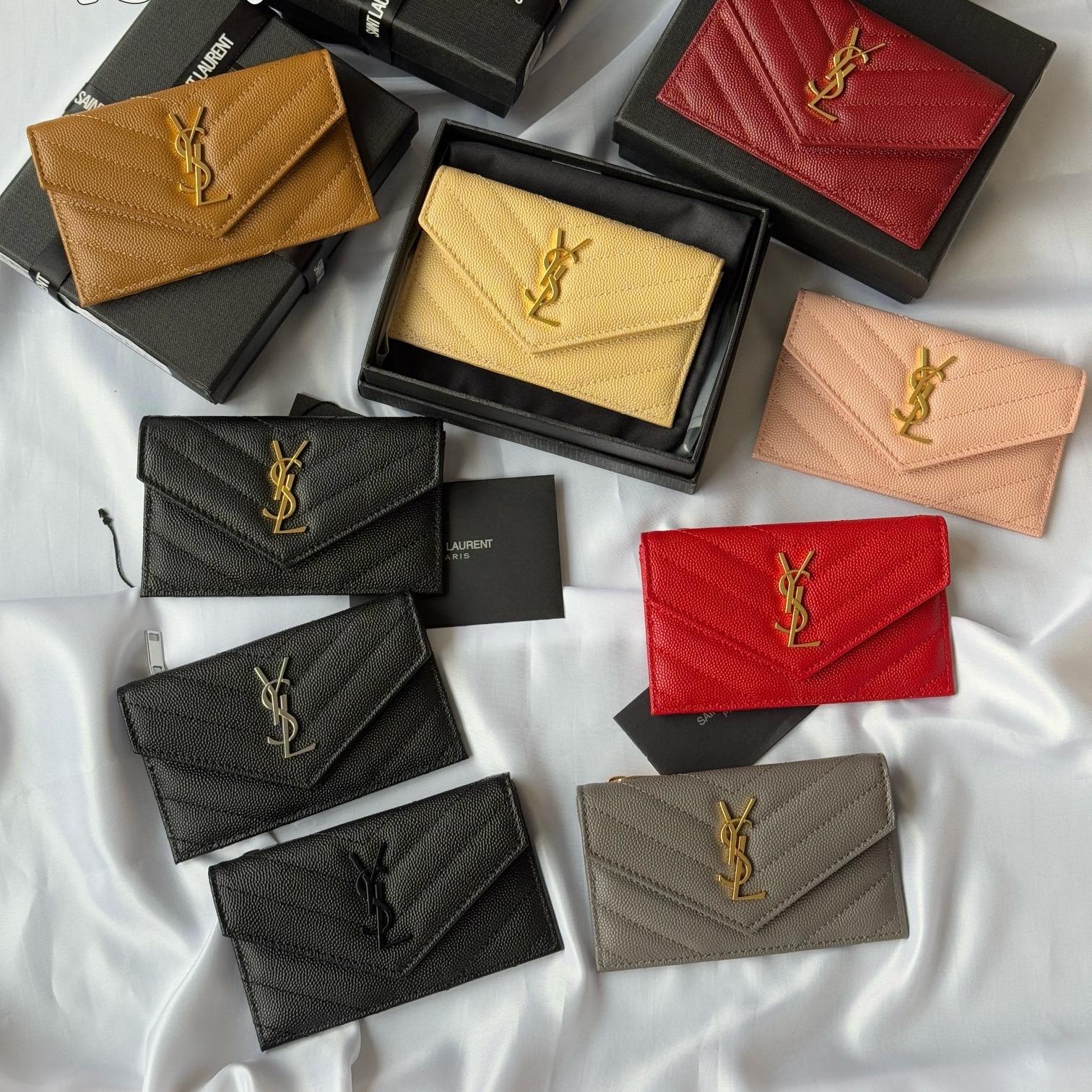 YSL Wallets Card Holder Wallet 612808