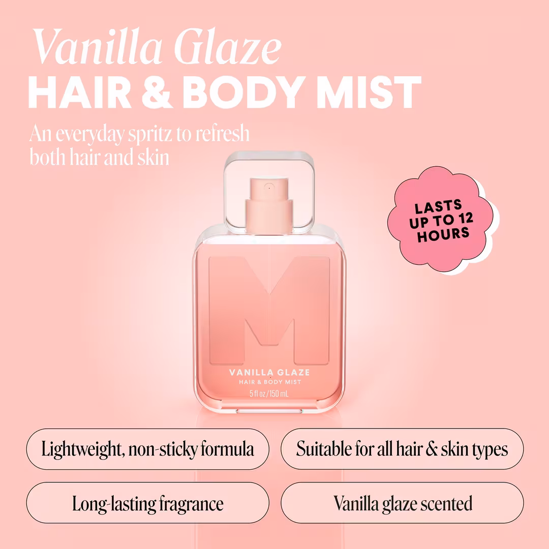 MONDAY Haircare  Vanilla Glaze Hair & Body Mist