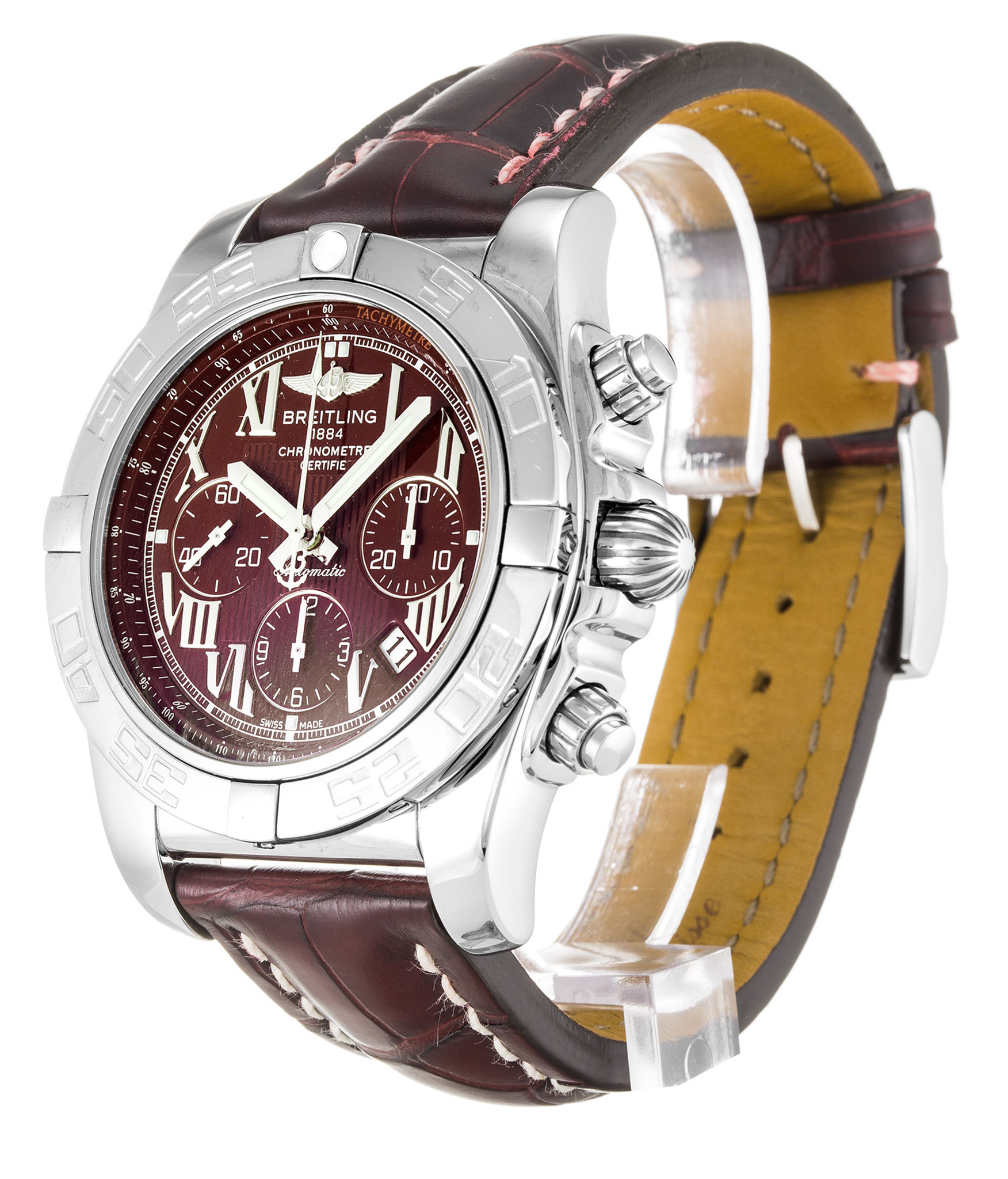 Replica Breitling Chronomat 44 White Case Roman Markers AB0110