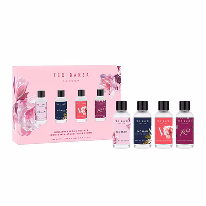 Ted Baker Miniature Icon For Her Eau de Toilette Spray Gift Set 4X15ML