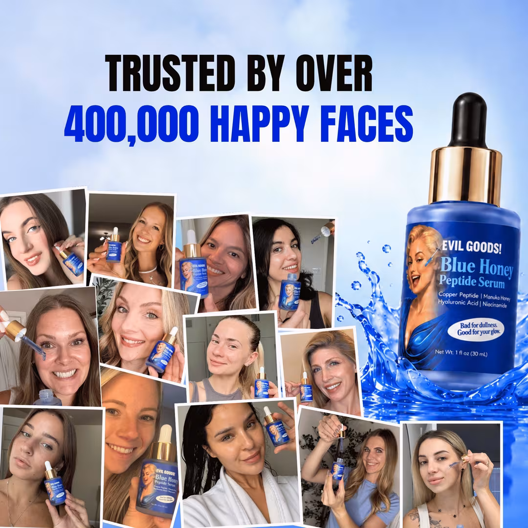 Evil Goods  Blue Honey Peptide Serum