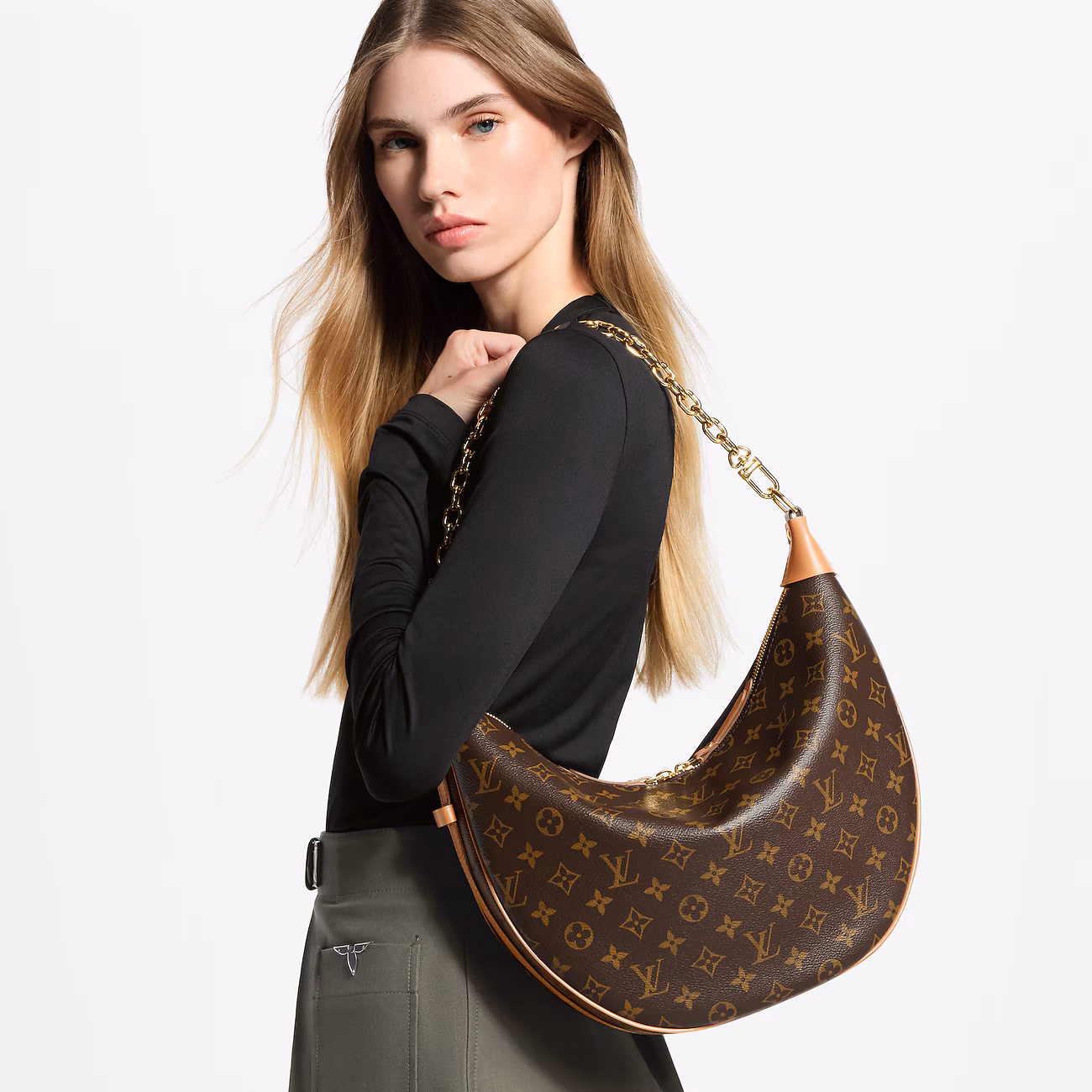 LV Loop Hobo Handbag