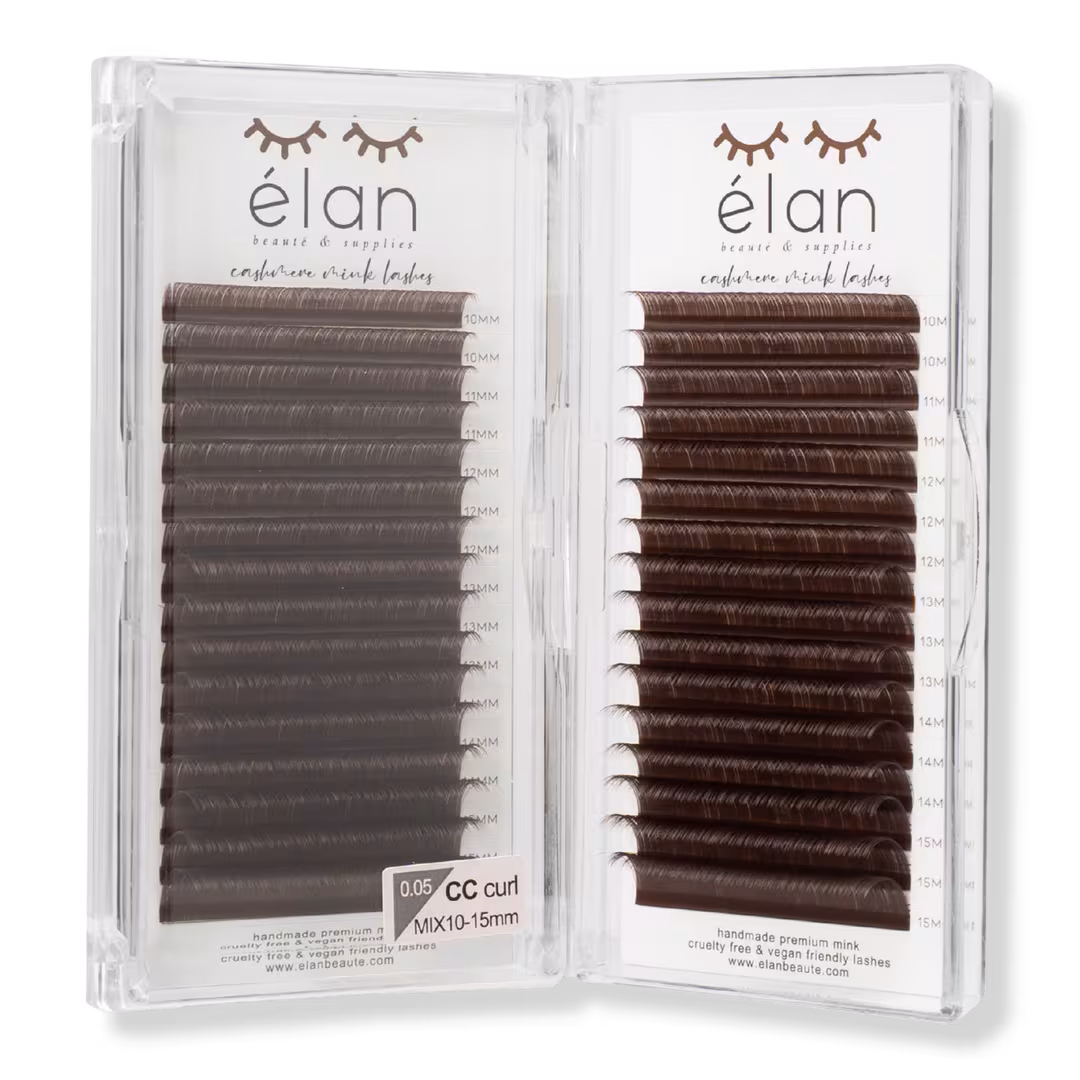 élan beauté & supplies  Dark Brown Cashmere Lash Tray