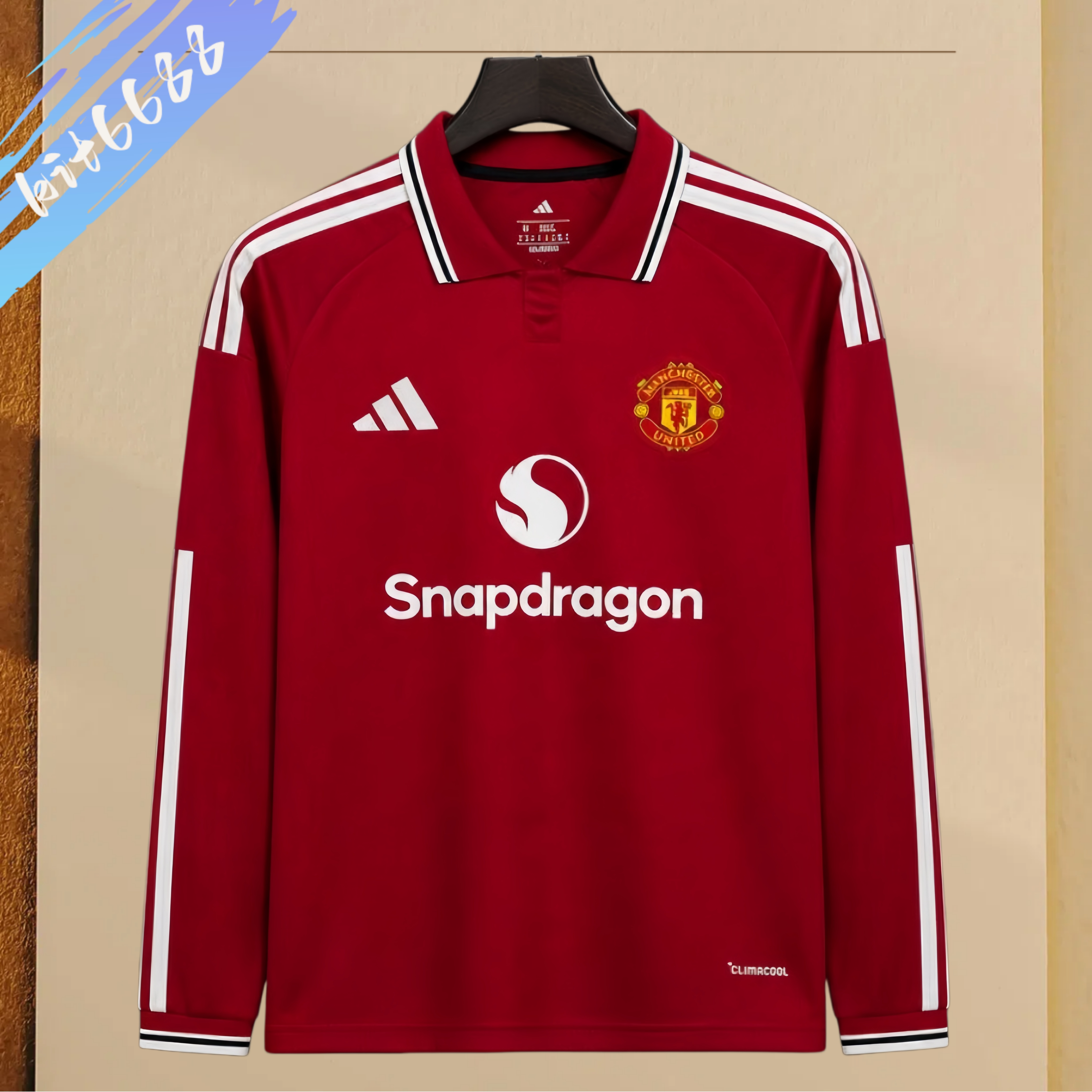 2026 2027 Manchester United home long sleeved jersey (fan version)