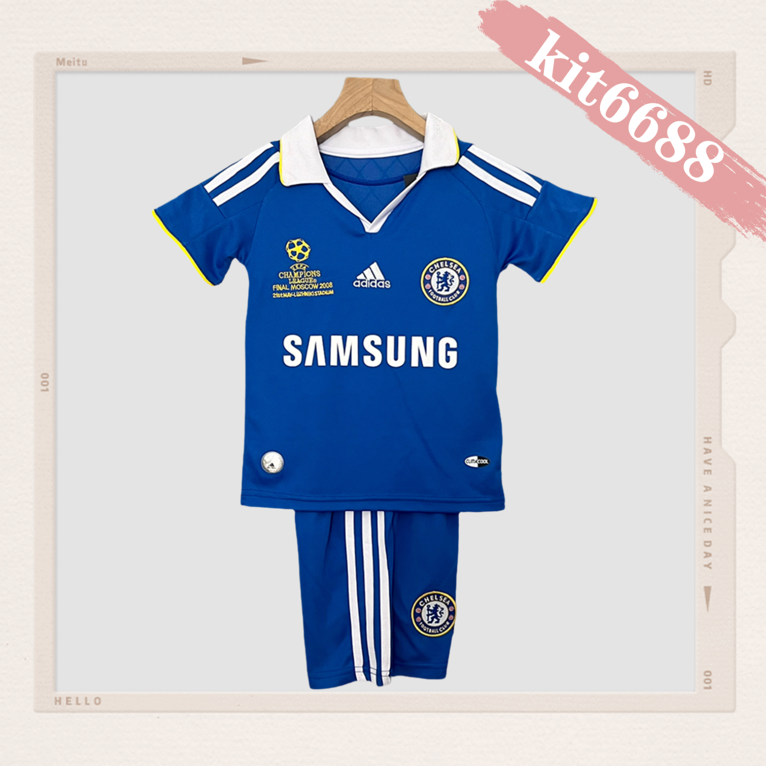 2008/2009 Chelsea Retro Home Football Shirt (Kids Kit)