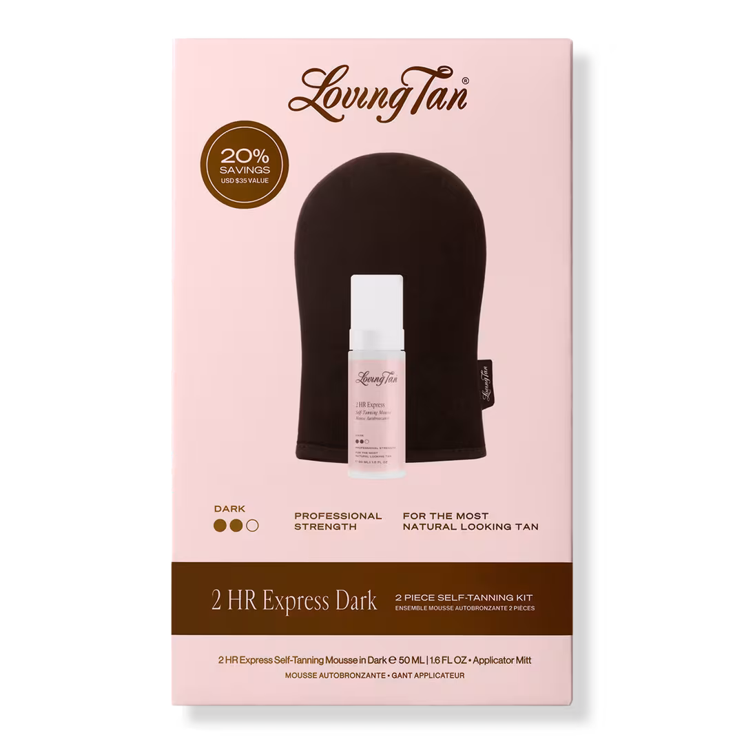Loving Tan  2 HR Express Dark 2 Piece Self-Tanning Kit