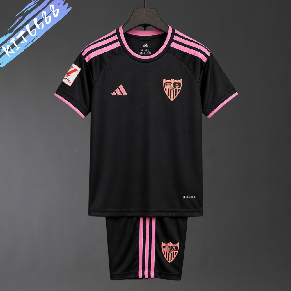 2026/2027 Sevilla Third Away Football Shirts (Kids Kit socks）