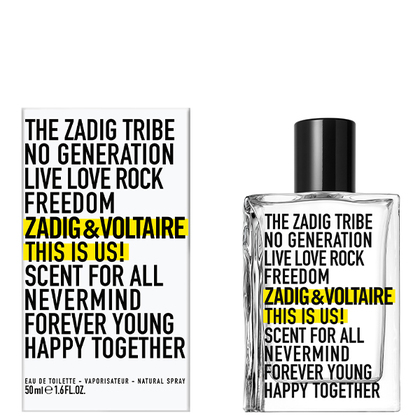 Zadig & Voltaire This is Us! Eau de Toilette Spray 50ML