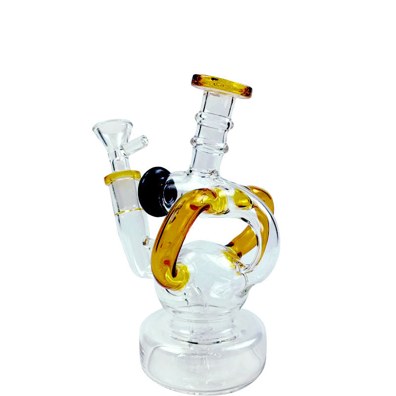 6 Mini Recycler Glass Dab Rig