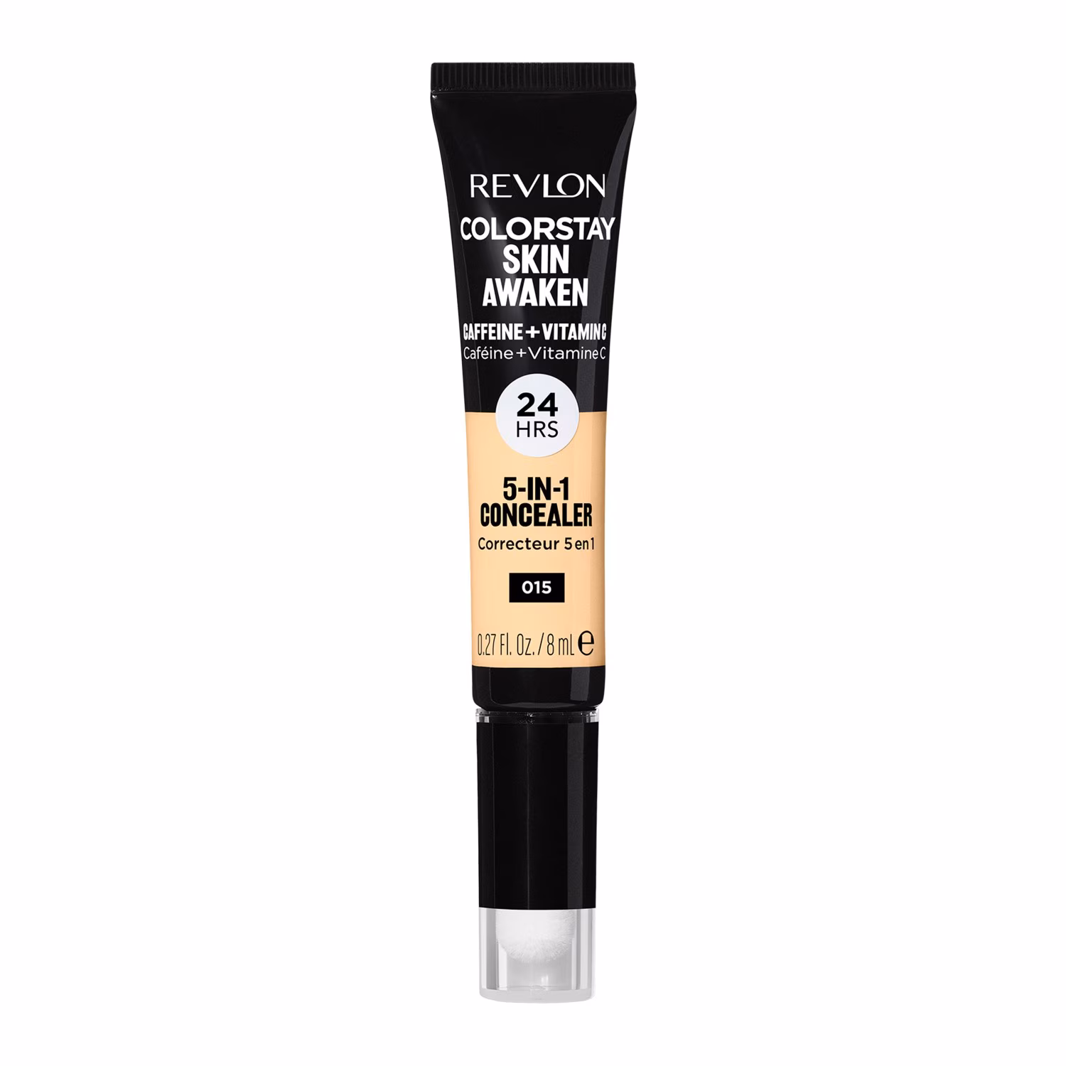 Revlon ColorStay Skin Awaken 5-in-1, Leichter, langanhaltender Gesichtskorrektor mit Koffein und Vitamin C, für Unreinheiten, dunkle Kreise, 005 Fair