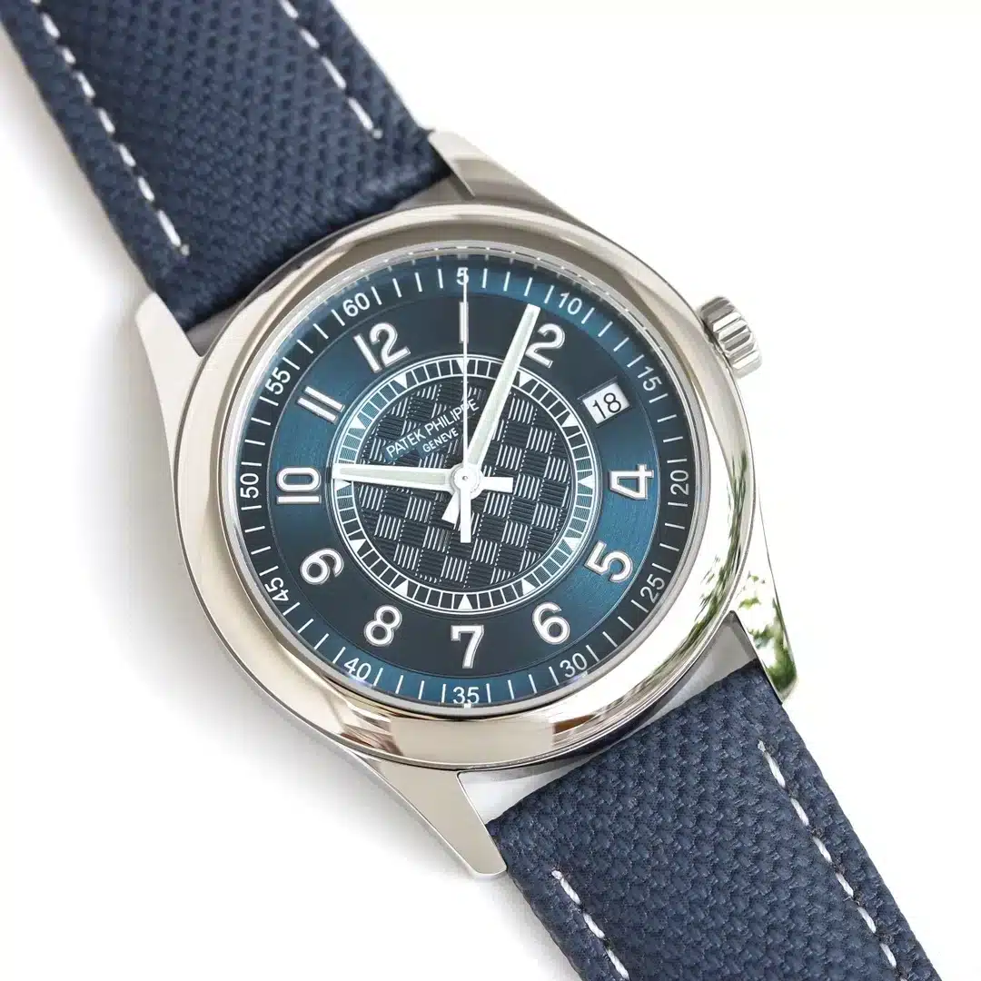 Calatrava 6007G-011 Patek Philippe DATE, SWEEP SECONDS. 40 mm,White gold