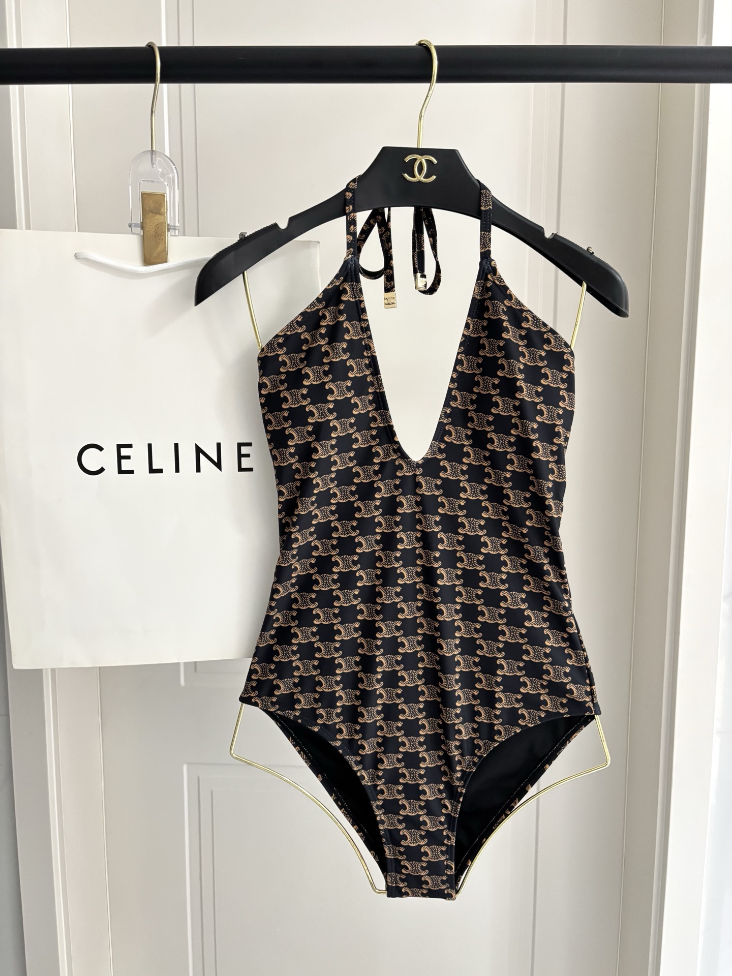 Celine One-Piece Swimsuit Swimwear