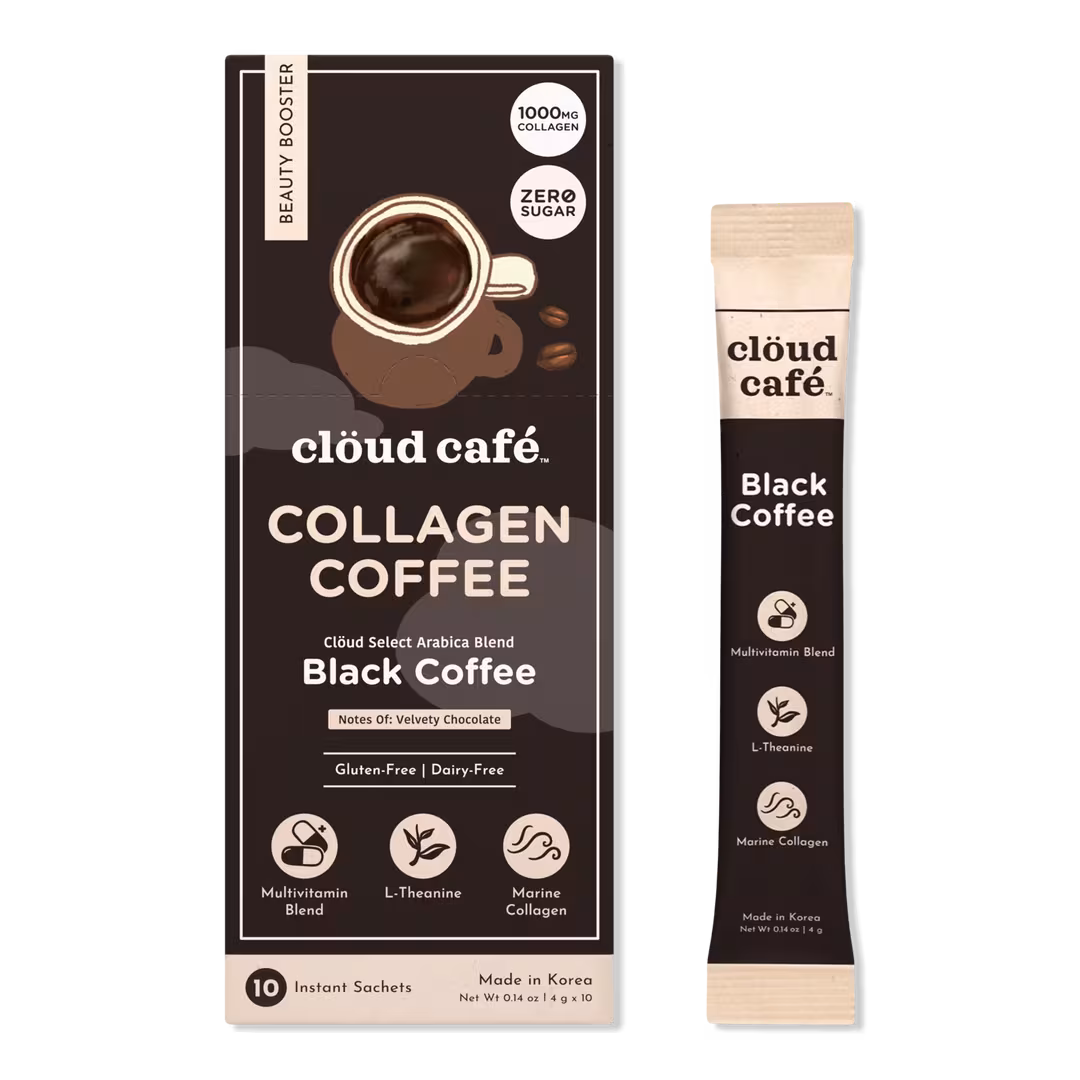 clöud café  Black Coffee Collagen-Infused Beauty Booster