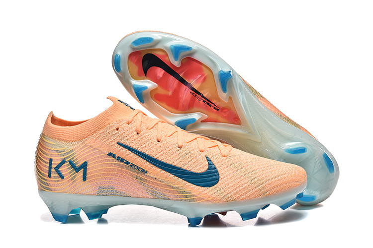 N Air Zoom Mercurial Vapor 16 Elite FG Mbappé Personal Edition - Melon Tint/Neo Turquoise/Igloo