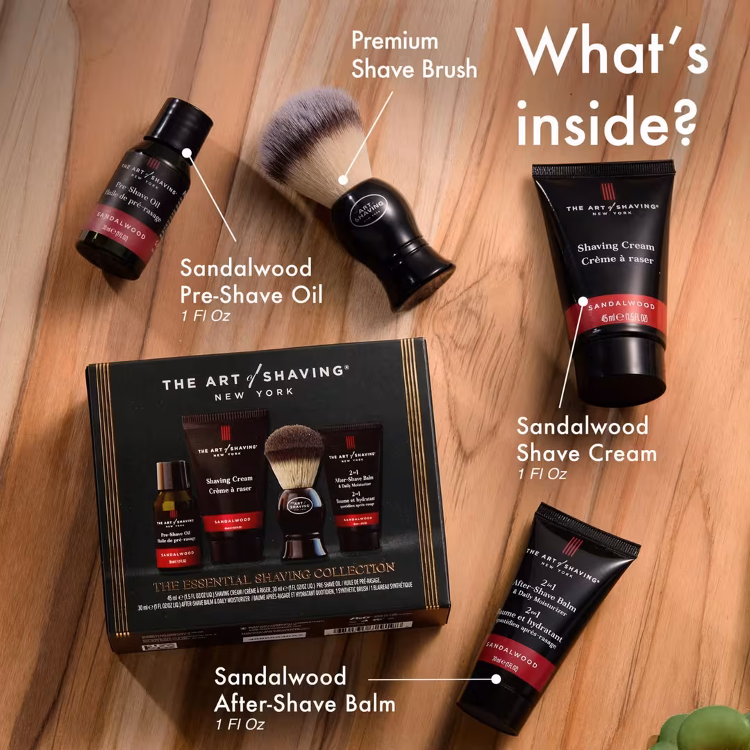 The Art of Shaving  The Essential Shaving Collection Sandalwood