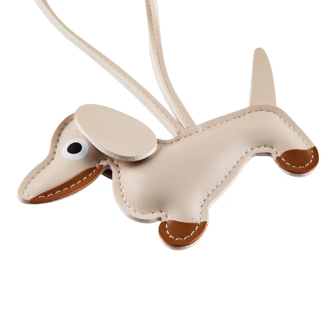 Tartan + Twine  Frisky Dog-Shaped Bag Charm