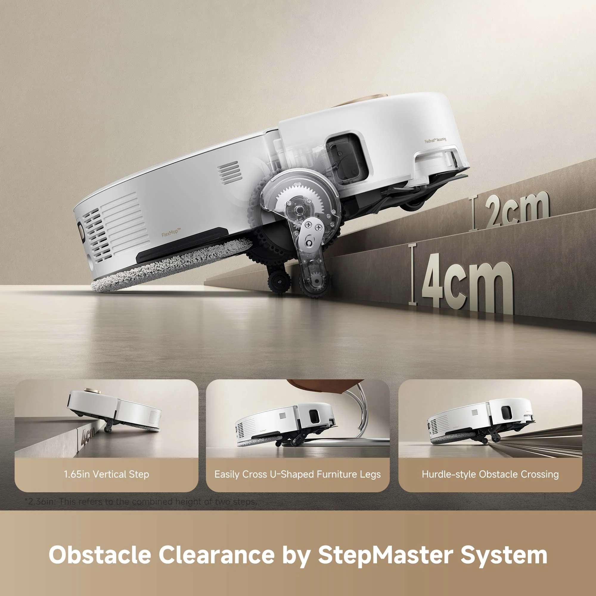 MOVA V50 Ultra Complete Robot VacuumMop,Self Cleaning, 24bar Suction, Auto-Lift,Obstacle Overcoming