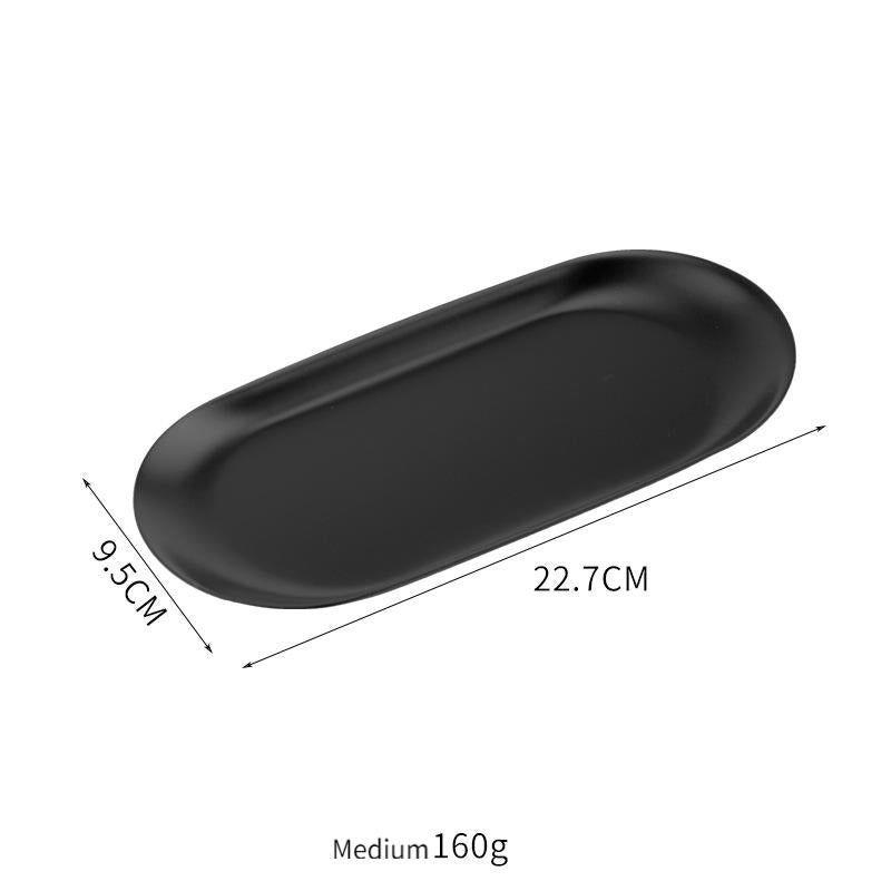Metal Black Storage Rolling Tray