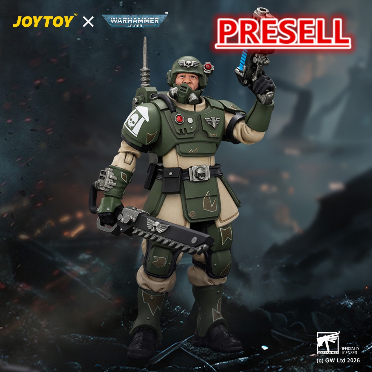 JOYTOY Warhammer 40,000 Astra Militarum Kasrkin - JOYTOY WORLD