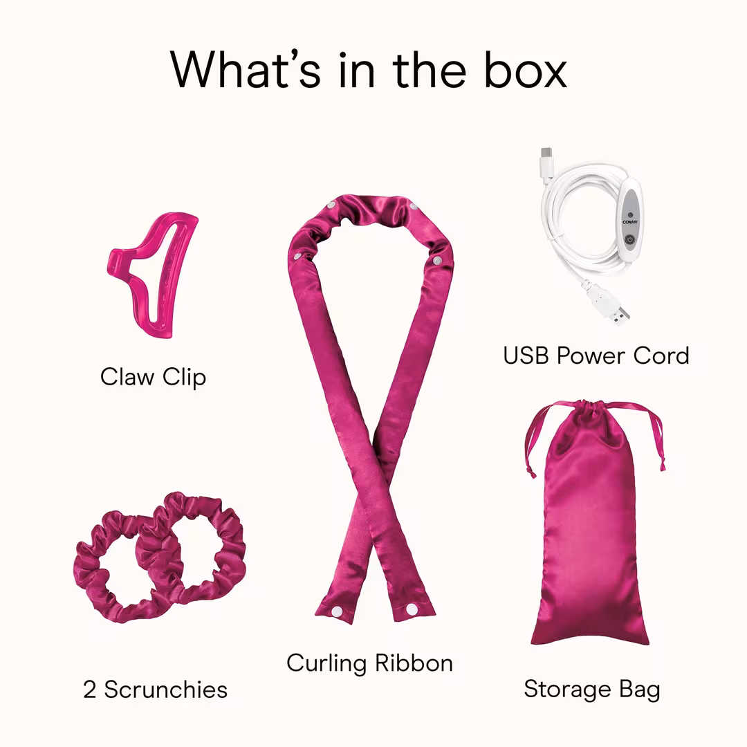 Conair  2-in-1 Heat & Heatless Hair Curler Set