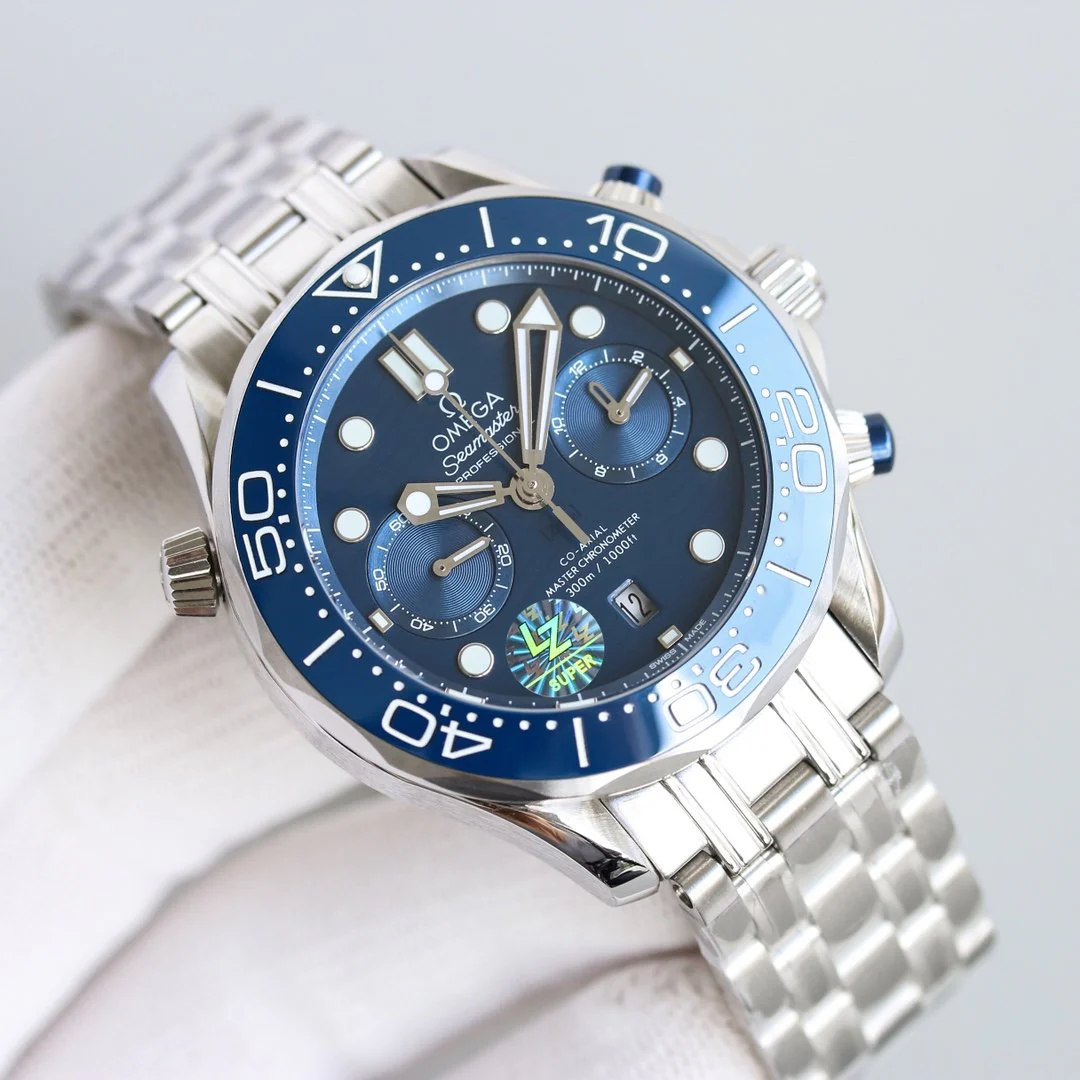 Omega Watch SEAMASTER DIVER 300M CHRONOGRAPH BLUE CERAMIC
