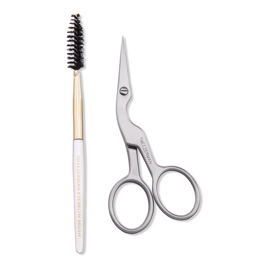 Tweezerman  Eyebrow Shaping Scissors and Brush