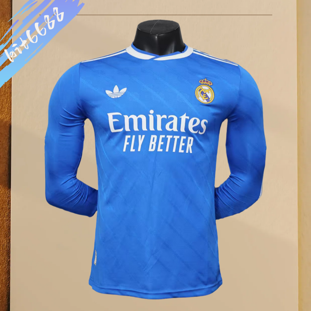 2025/2026 Real Madrid Third long sleeves Football Shirt (Player）
