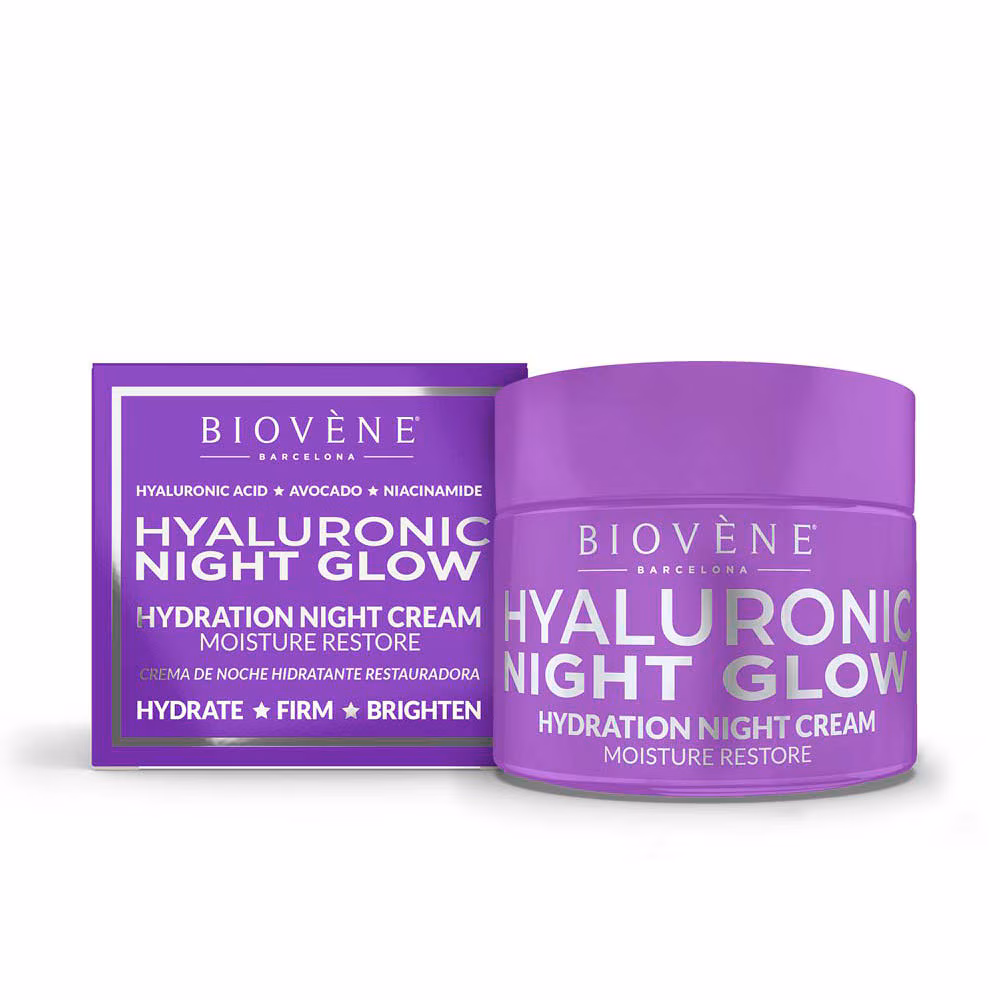 HYALURONIC NIGHT GLOW Feuchtigkeitsspendende Nachtcreme