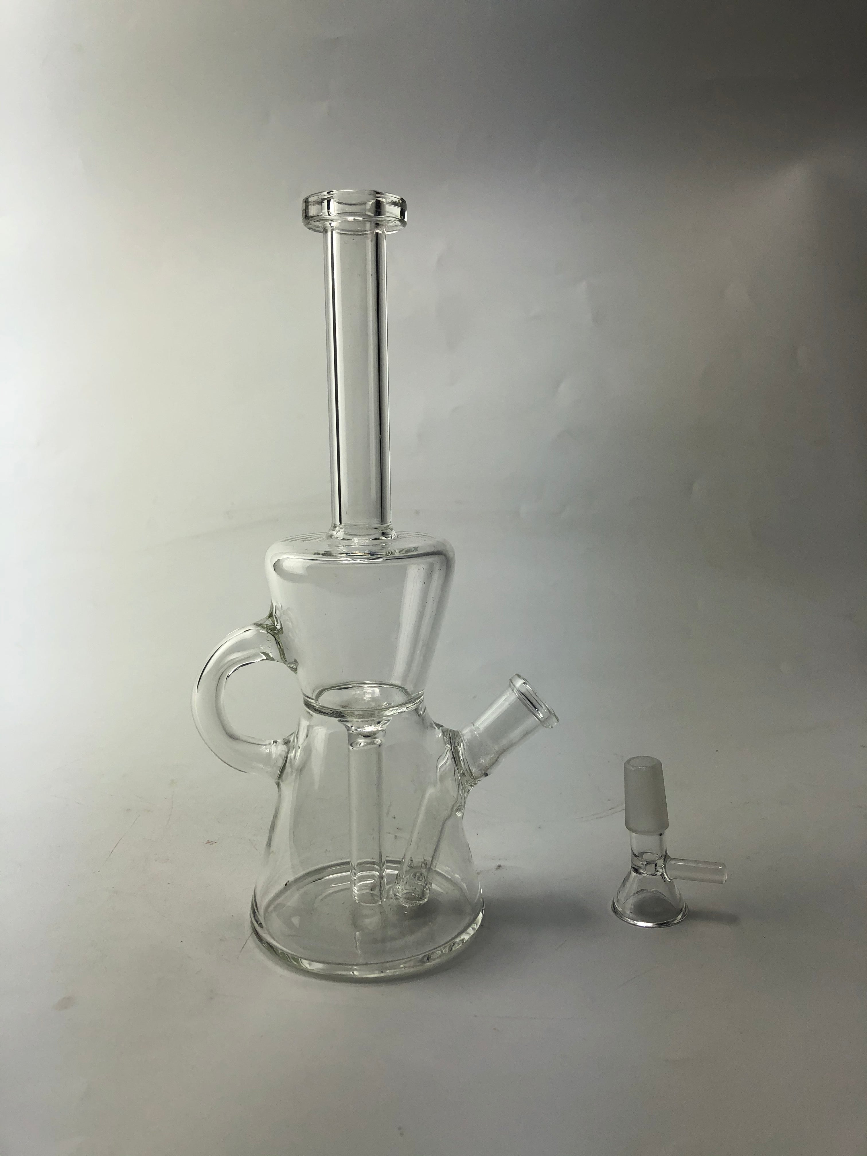 9 Glass Recycler Dab Rig