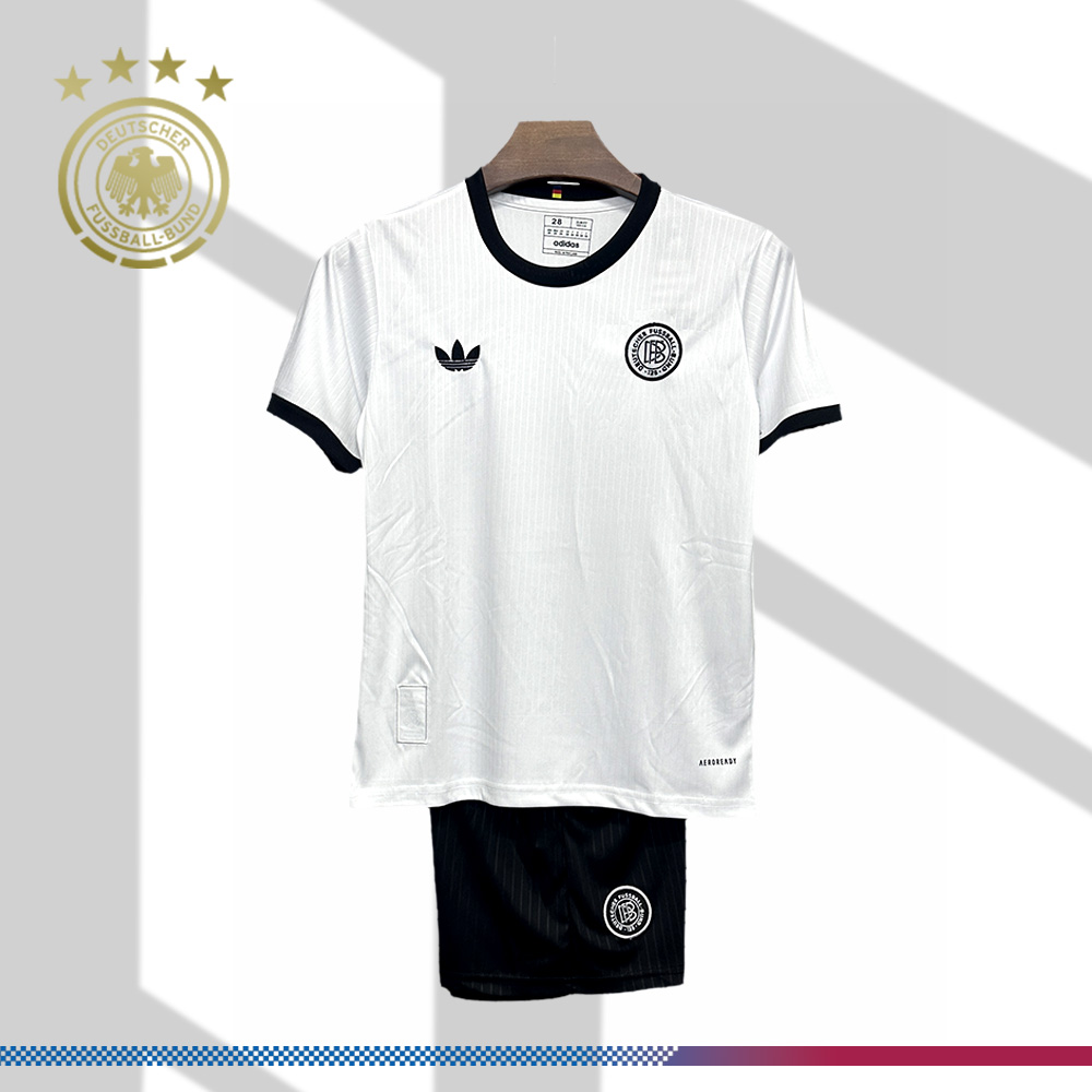 2025/2026 Germany 125th Anniversary Edition White Football Shirt (Kids Kit socks)