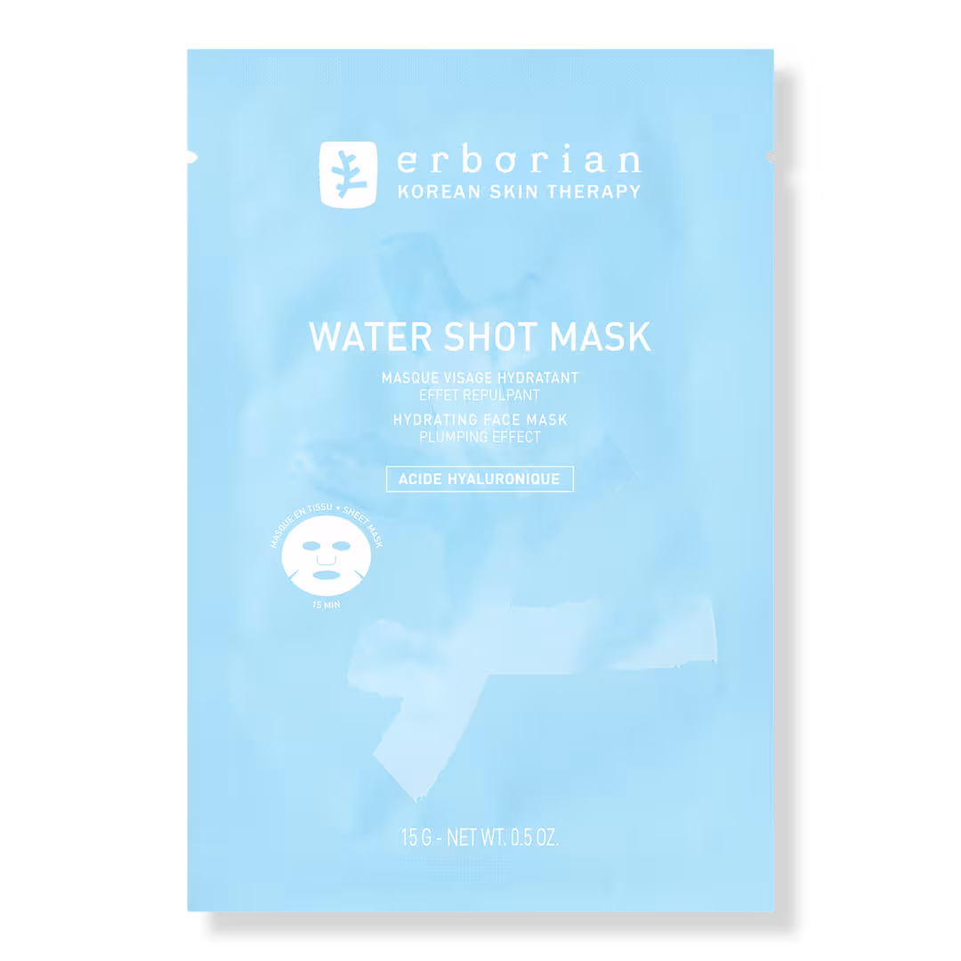 Erborian  Water Shot Face Sheet Mask with Hyaluronic Acid