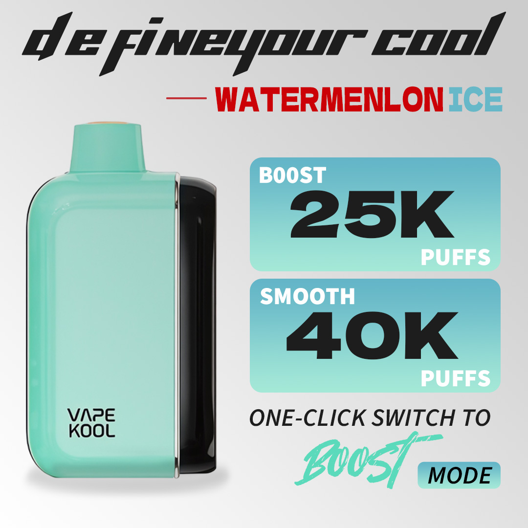 WATERMELON ICE VAPEKOOL KOLOS 40000 PUFFS