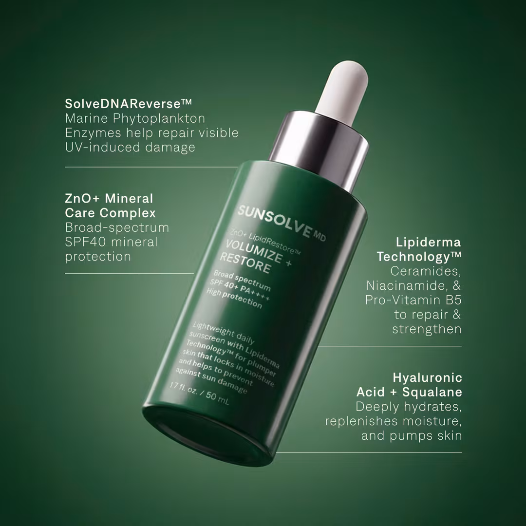 SunsolveMD  LipidRestore Volumize + Restore SPF40