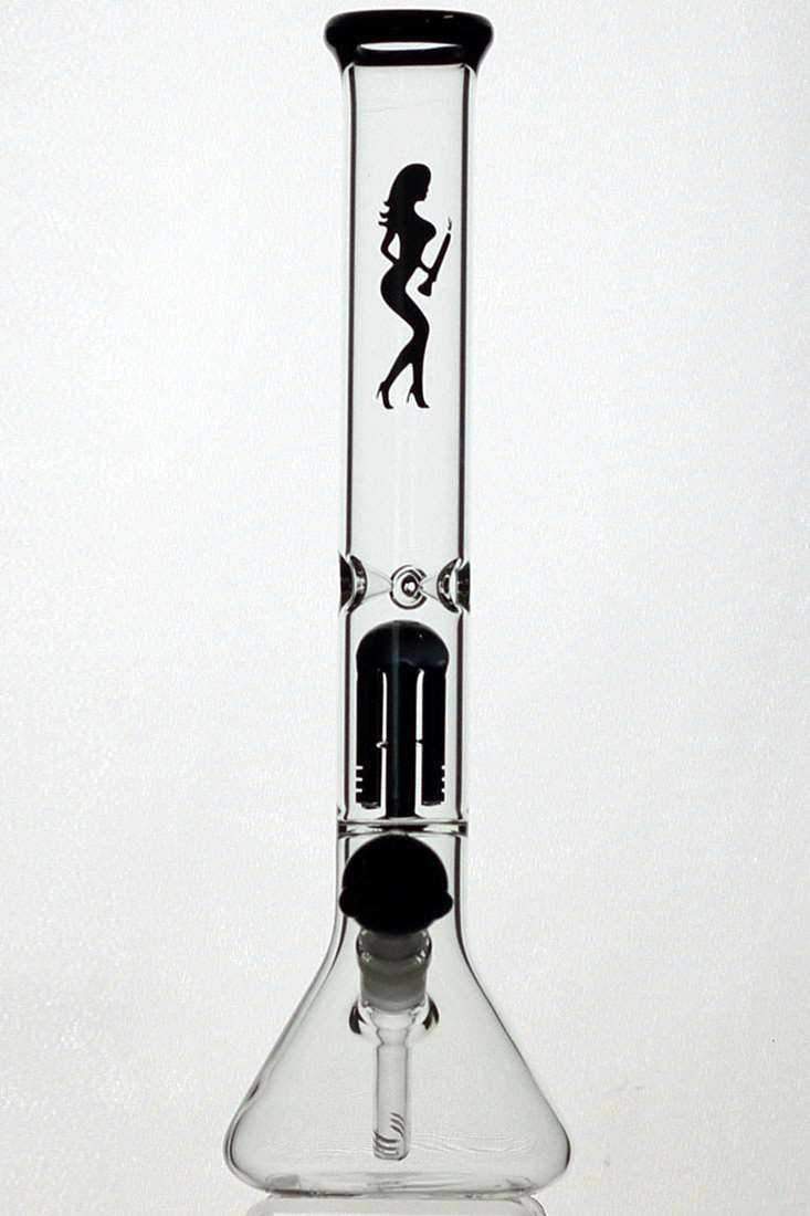 18 volcano 6 arms glass water bong