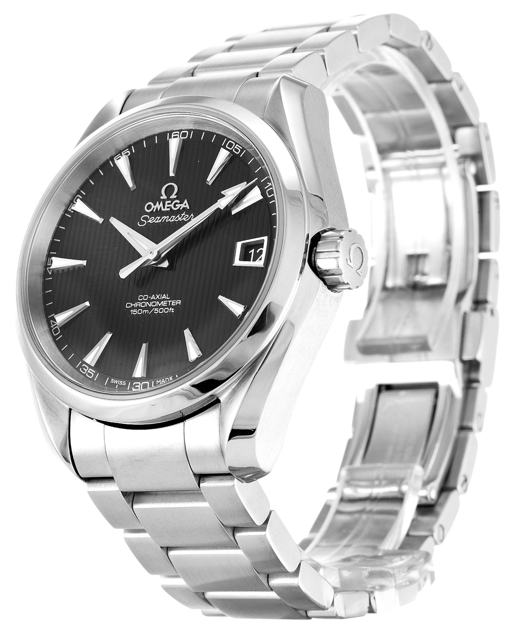 Replica Omega Aqua Terra 150m Gents Black Dial Stick Markers 231.10.39.21.01.001 38.5MM