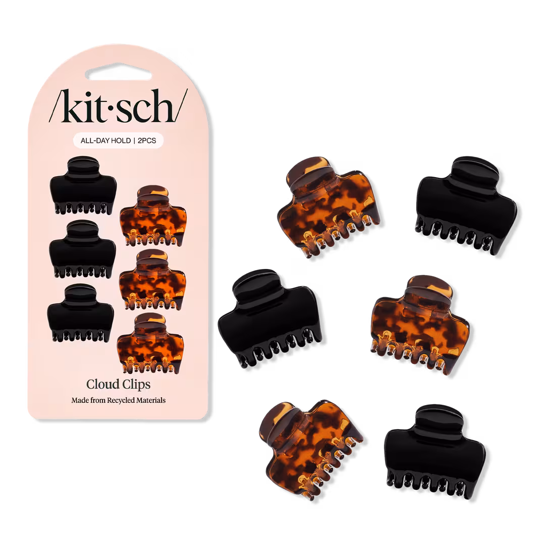 Kitsch  Recycled Plastic Mini Puffy Claw Clips