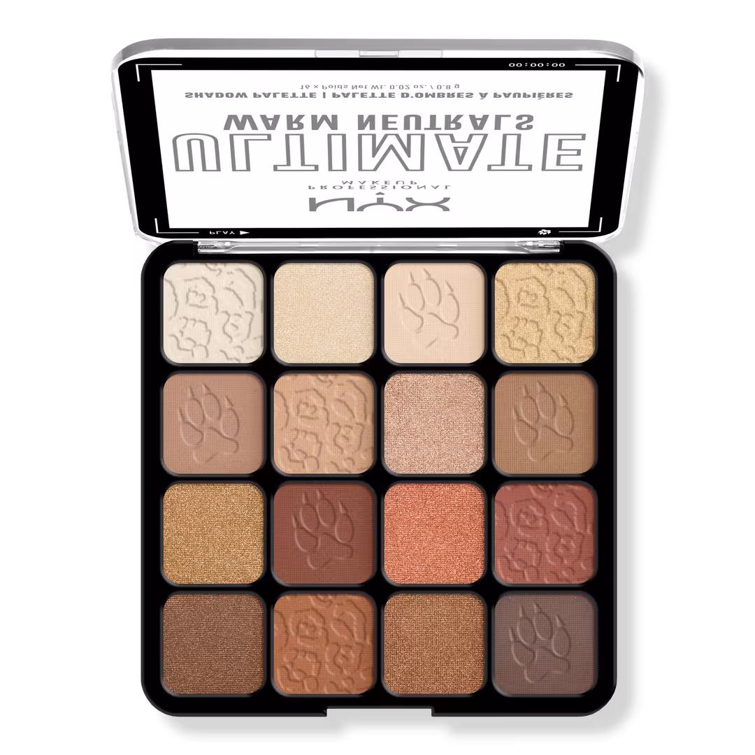 NYX Professional Makeup  Ultimate Color Shadow Palette Warm Neutrals