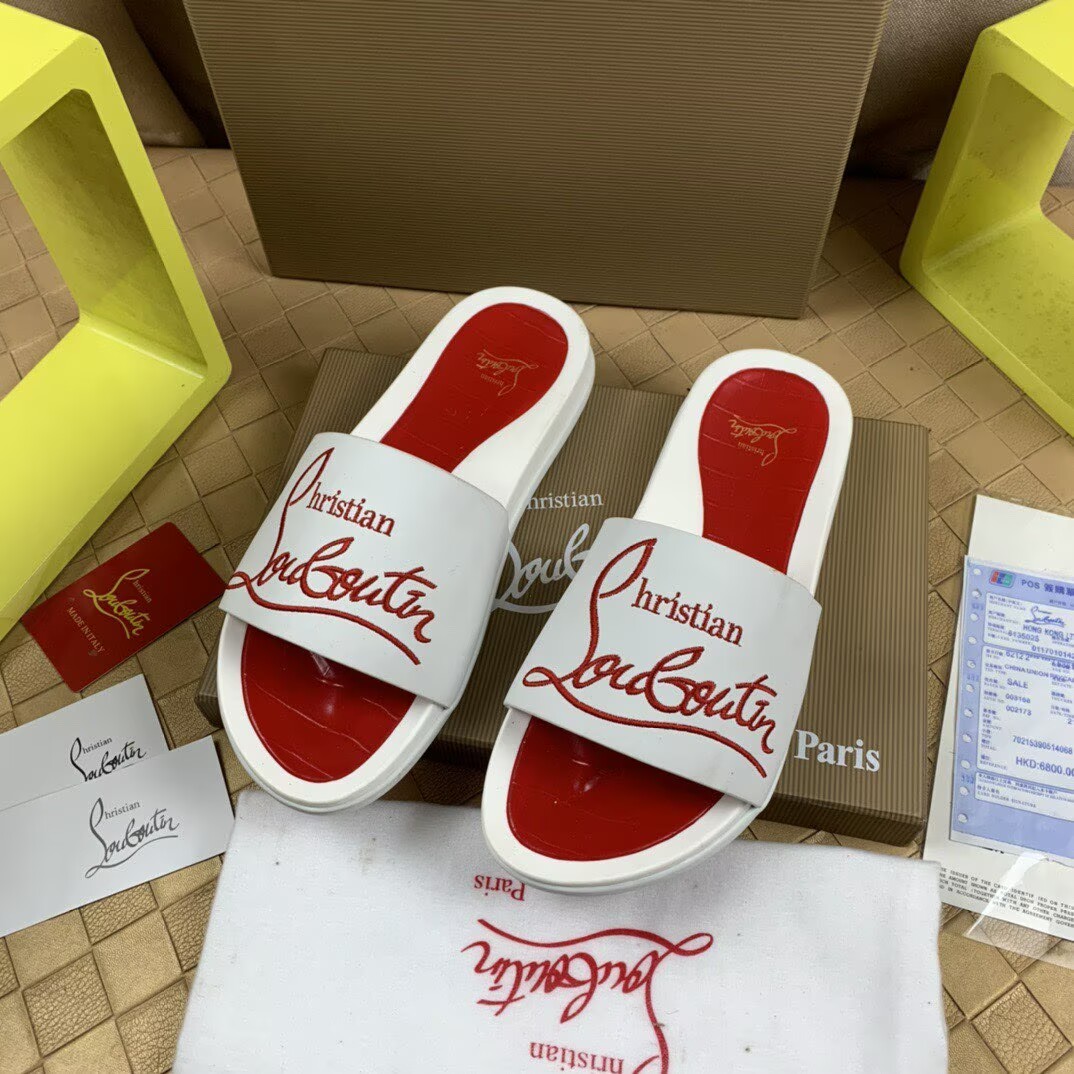 CHRISTIAN LOUBOUTIN SLIPPERS - CCSHOES