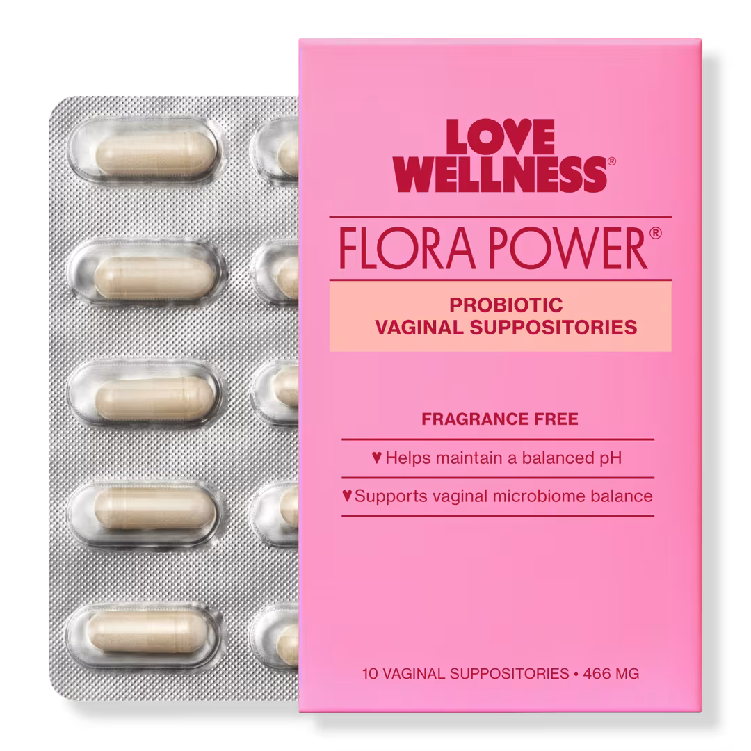 Love Wellness  Flora Power: Probiotic Vaginal Suppositories