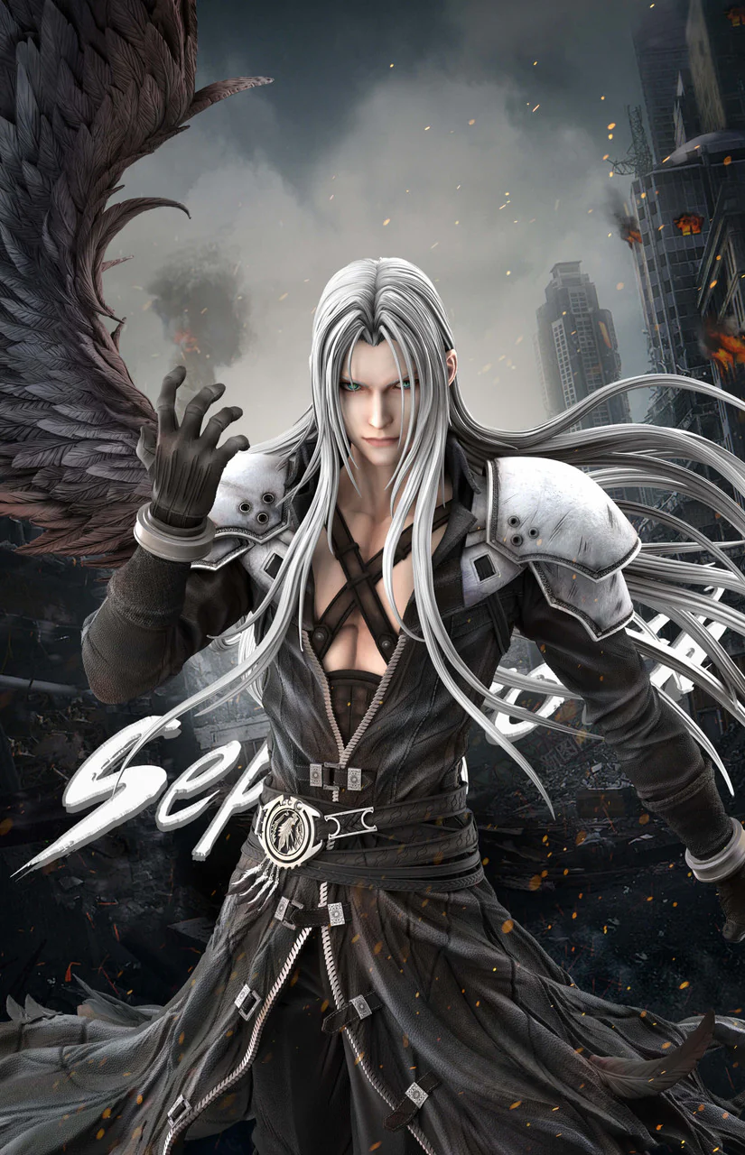 Final Fantasy - Sephiroth | 1:4/1:6 Resin Statue | by Hunter Fan Studio