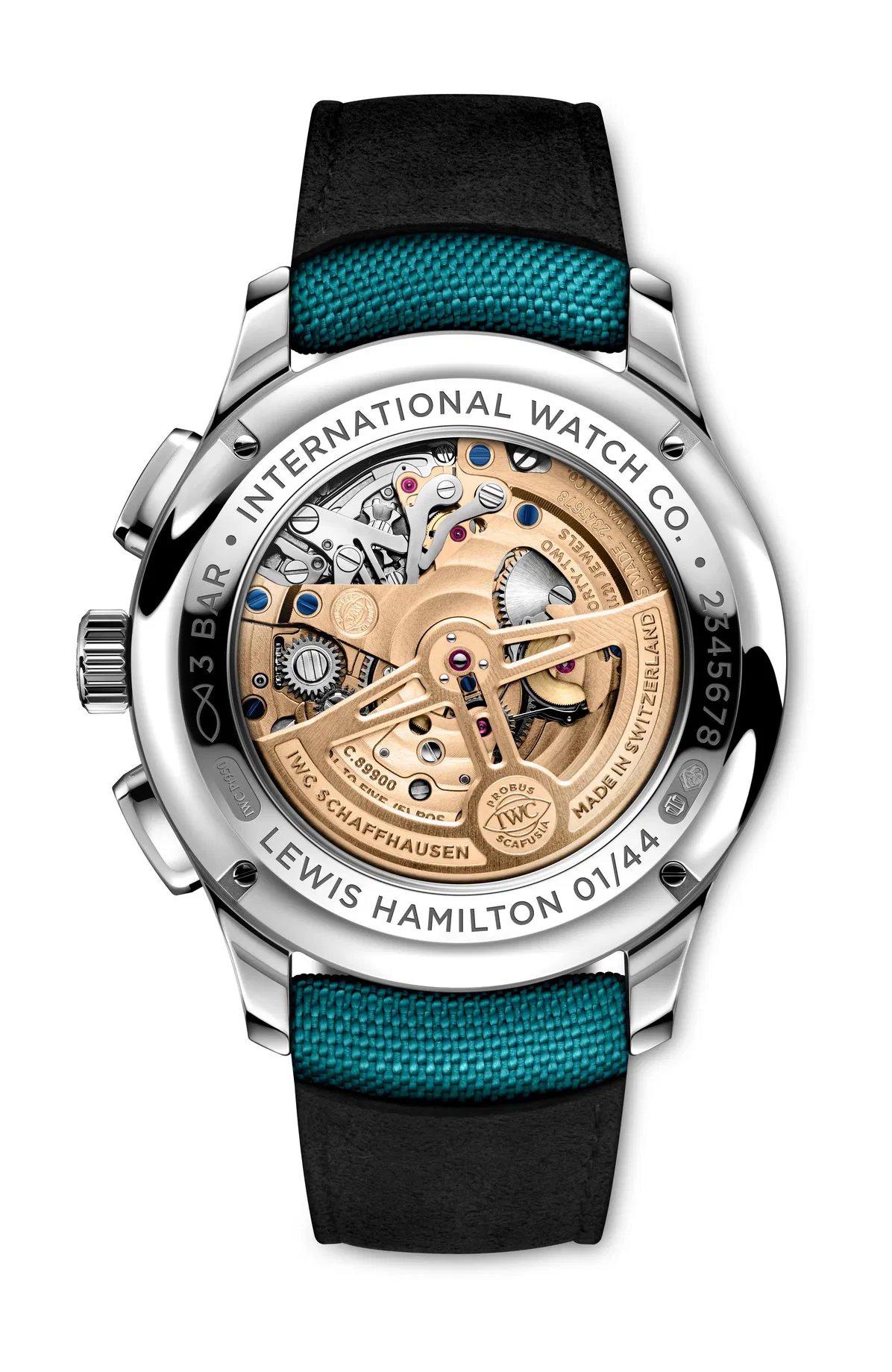 IWC Schaffhausen Portugieser tourbillon retrograde chronograph lewis hamilton iw394008