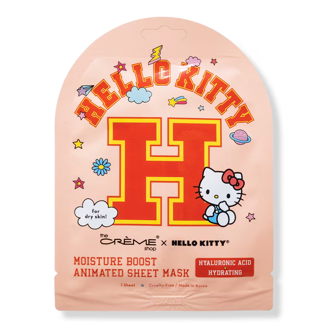 The Crème Shop  Hello Kitty Moisture Boost Animated Sheet Mask