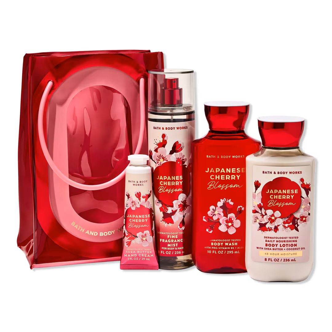 Bath & Body Works  Japanese Cherry Blossom Body Care Gift Set